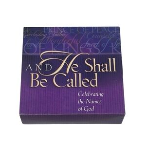 ❤️ 🆕 AND HE SHALL BE CALLED Purple Religious Gift Box